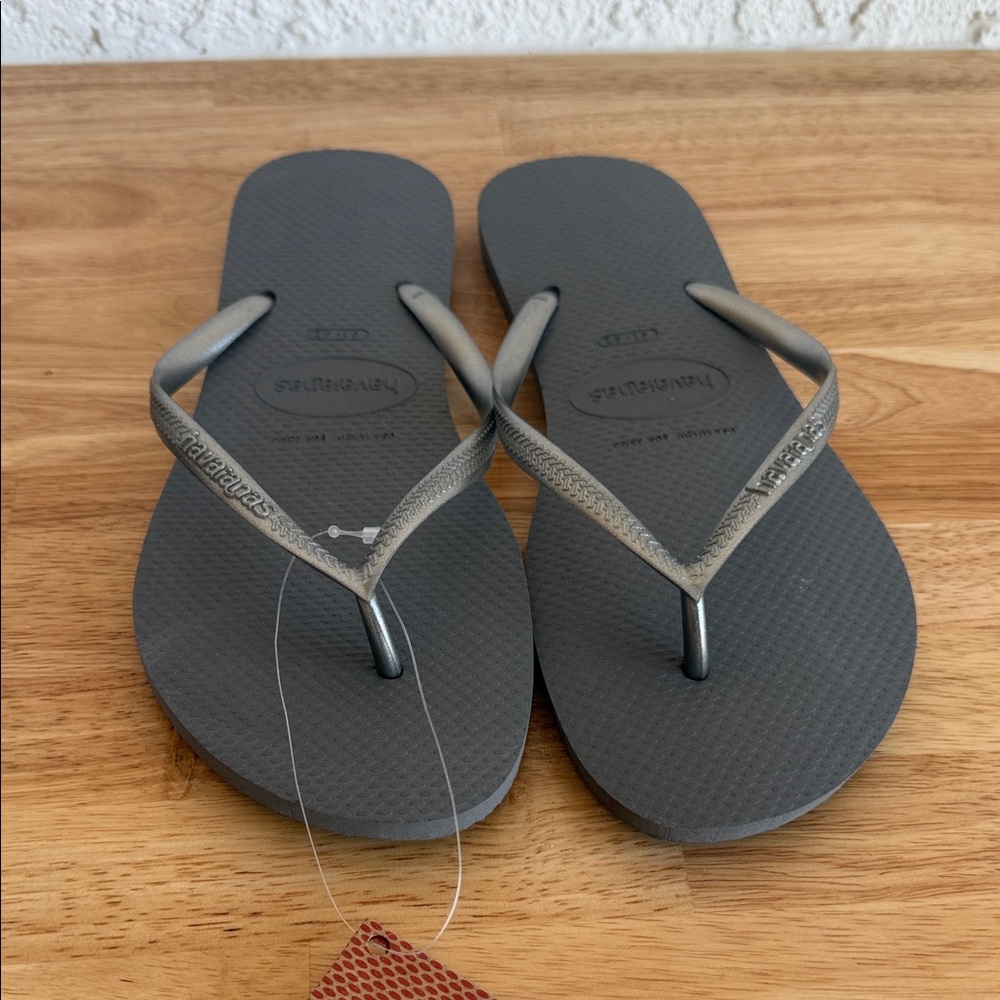 Havaianas Charcoal Flip Flops